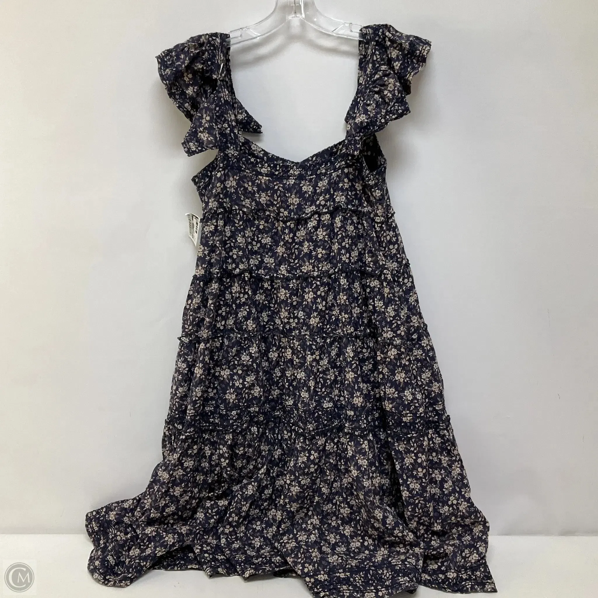 Dress Casual Short By Olivaceous In Floral Print, Size: L