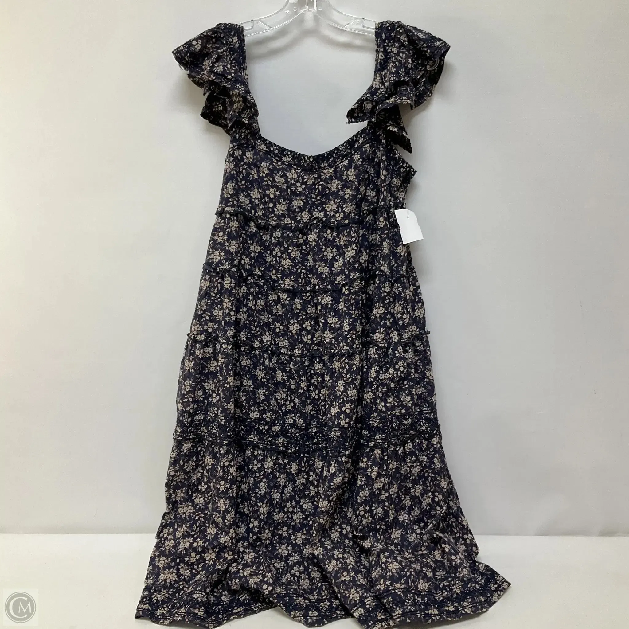 Dress Casual Short By Olivaceous In Floral Print, Size: L