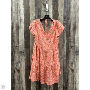 Dress Casual Short By Ultra Flirt In Floral Print, Size: L