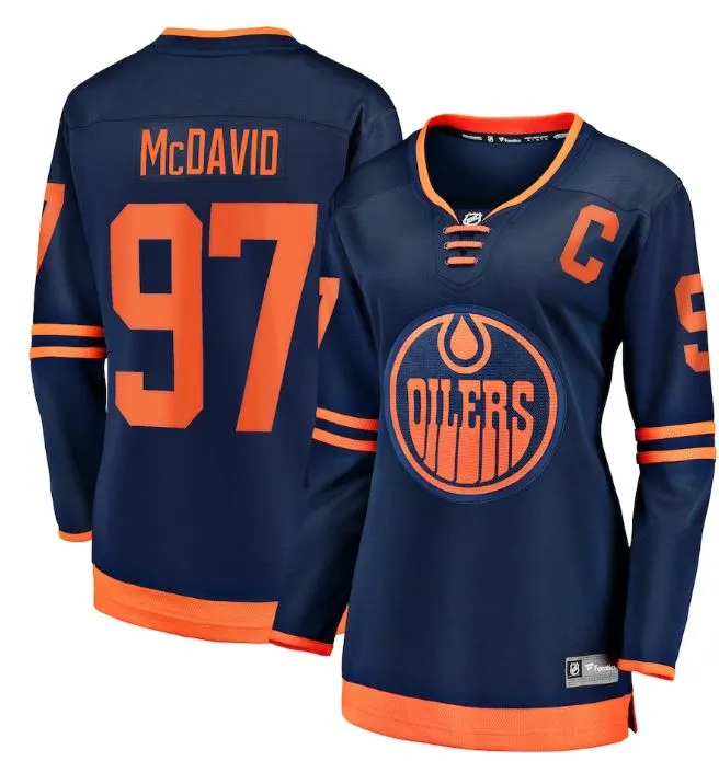 Edmonton Oilers Women's Breakaway Jersey - McDavid
