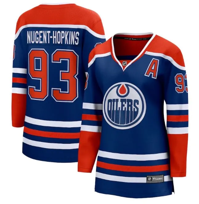Edmonton Oilers Women's Breakaway Jersey - Nugent-Hopkins