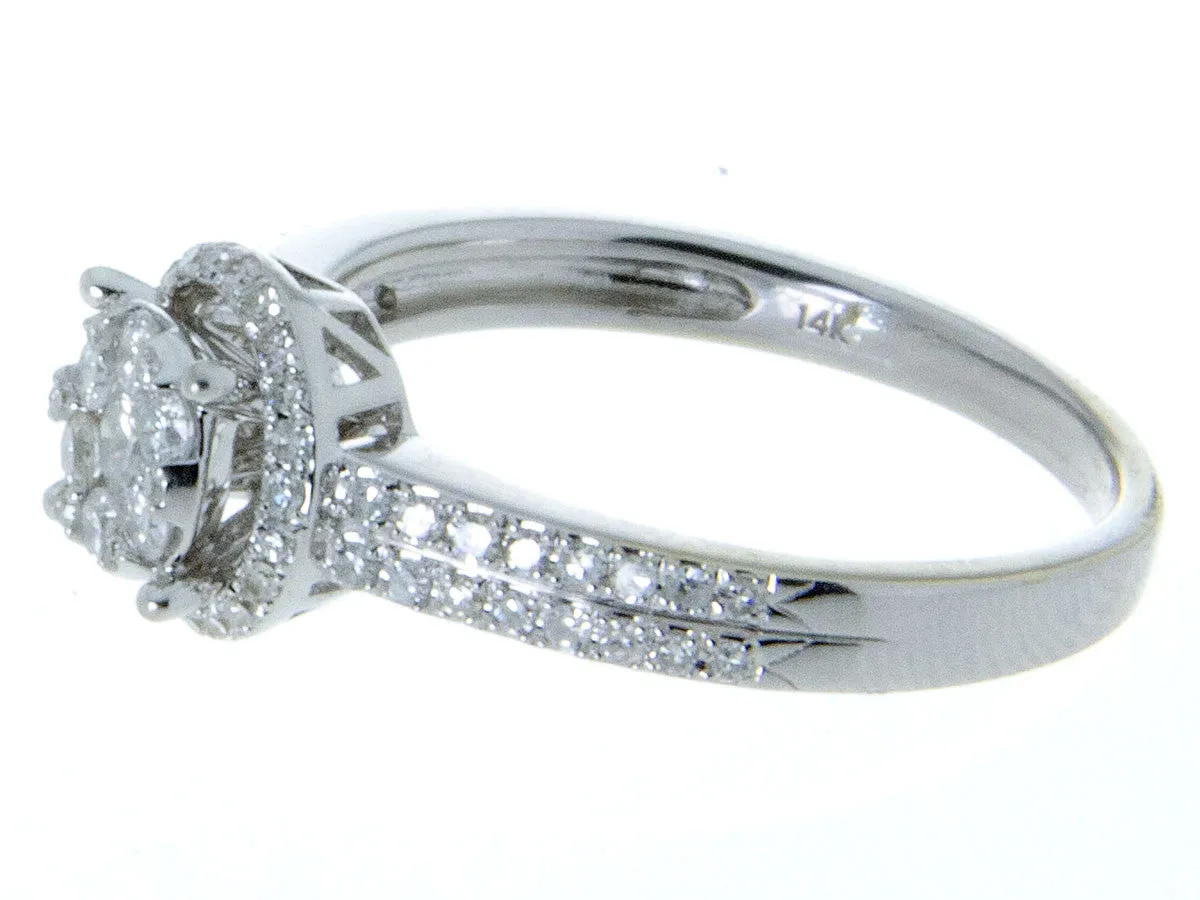 Effy Bouquet Diamond Halo Engagement Ring