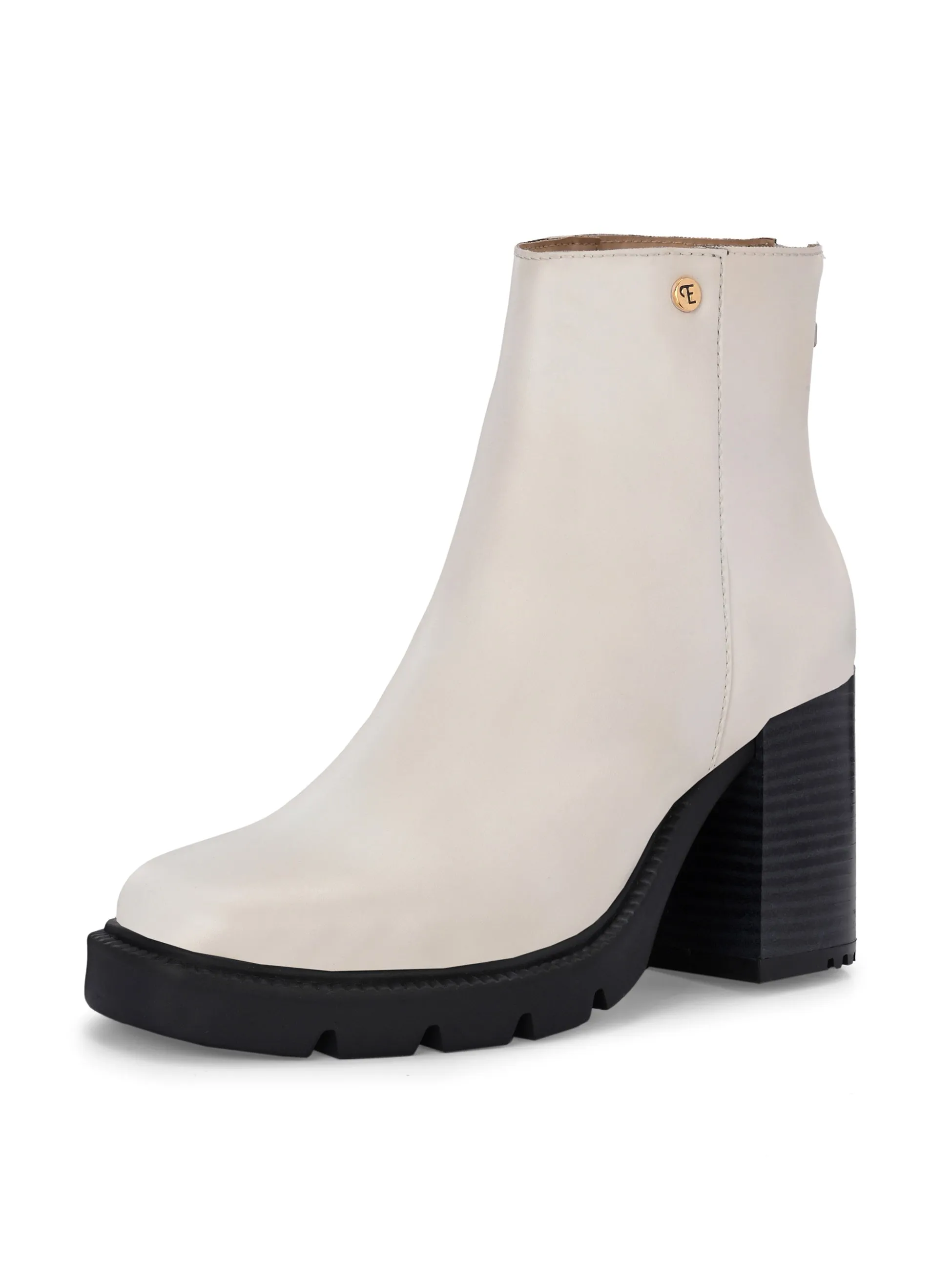 EL PASO Women Faux Leather Casual Chelsea Boots