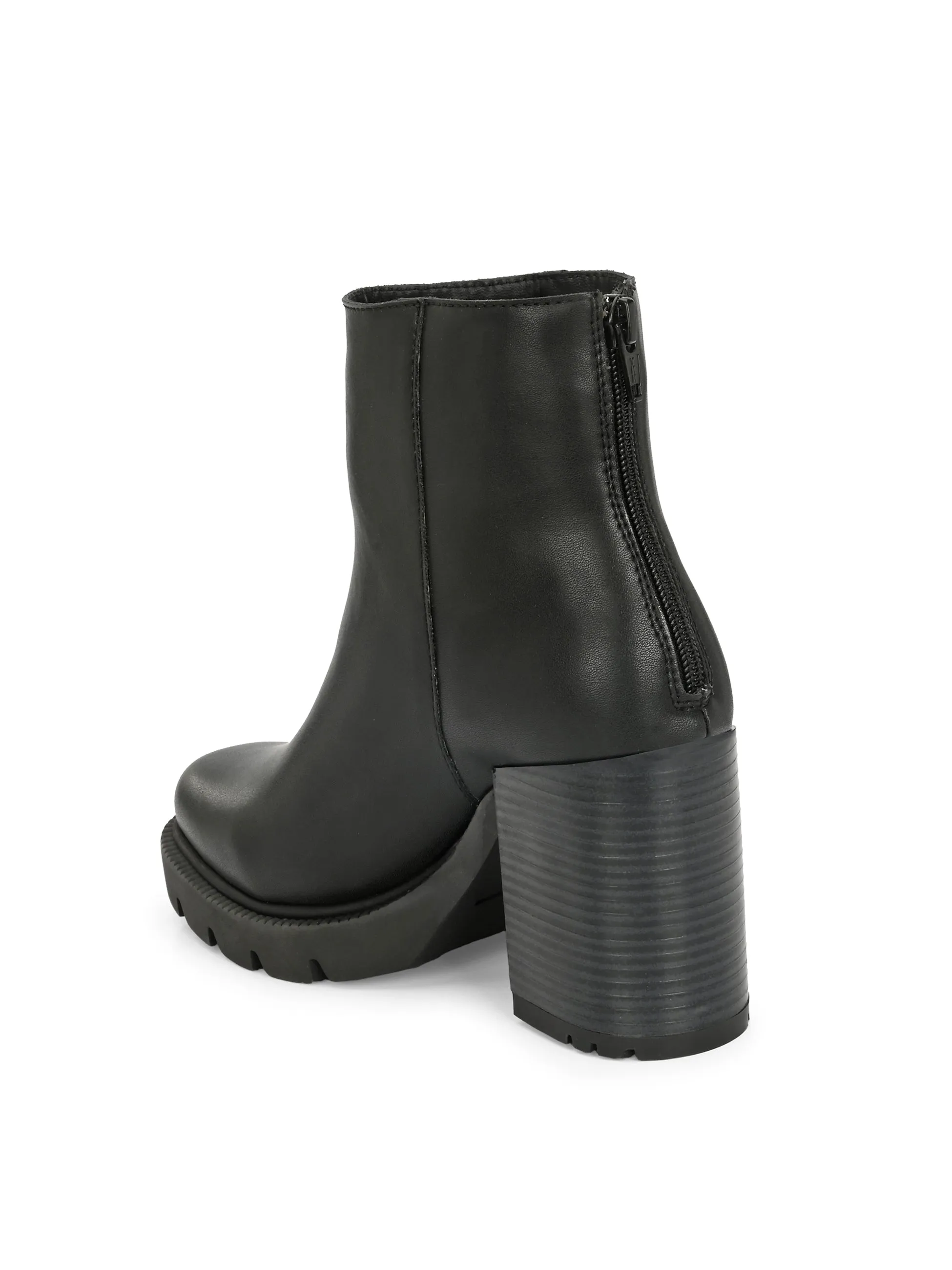 EL PASO Women Faux Leather Casual Chelsea Boots