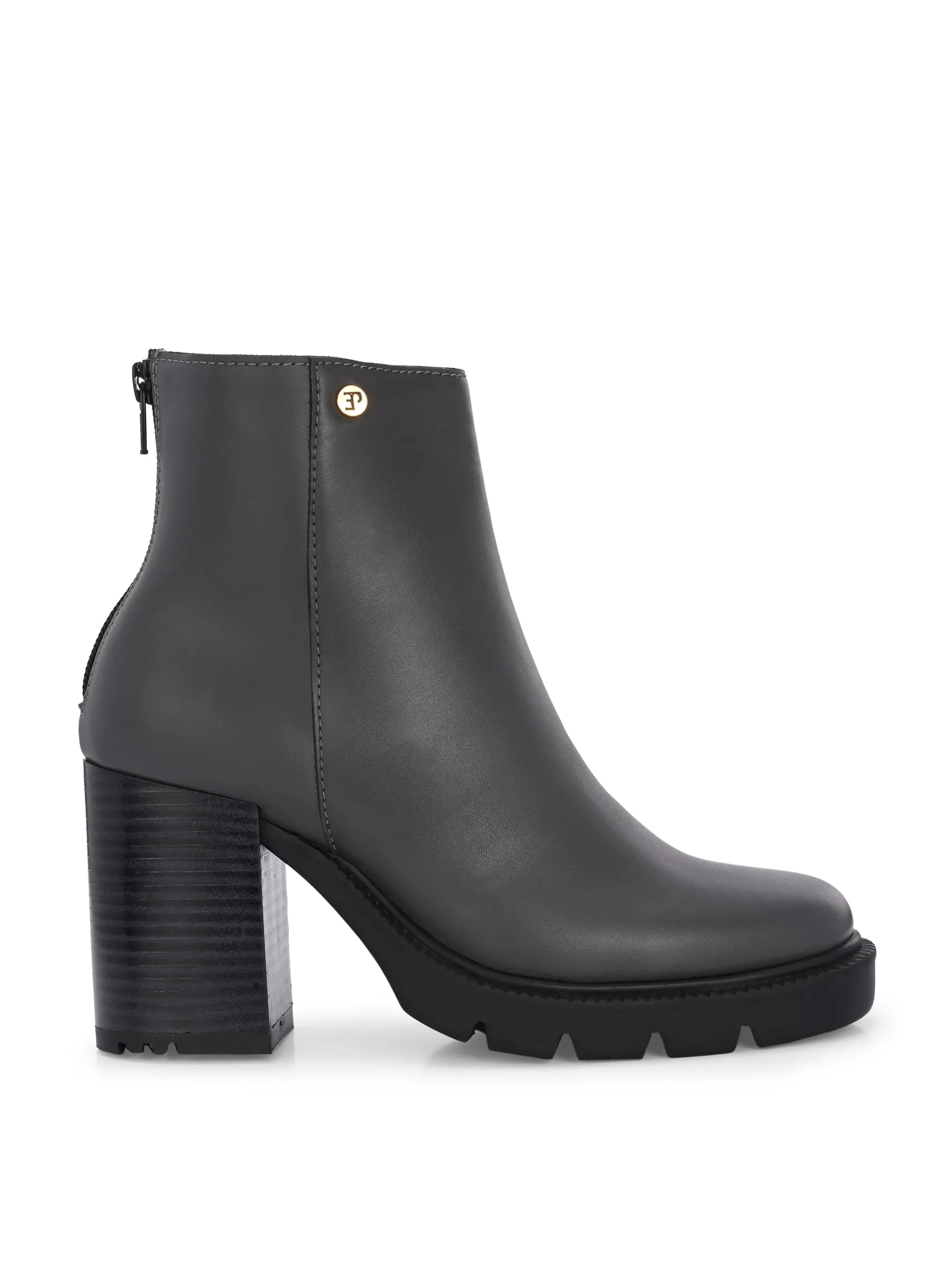 EL PASO Women Faux Leather Casual Chelsea Boots