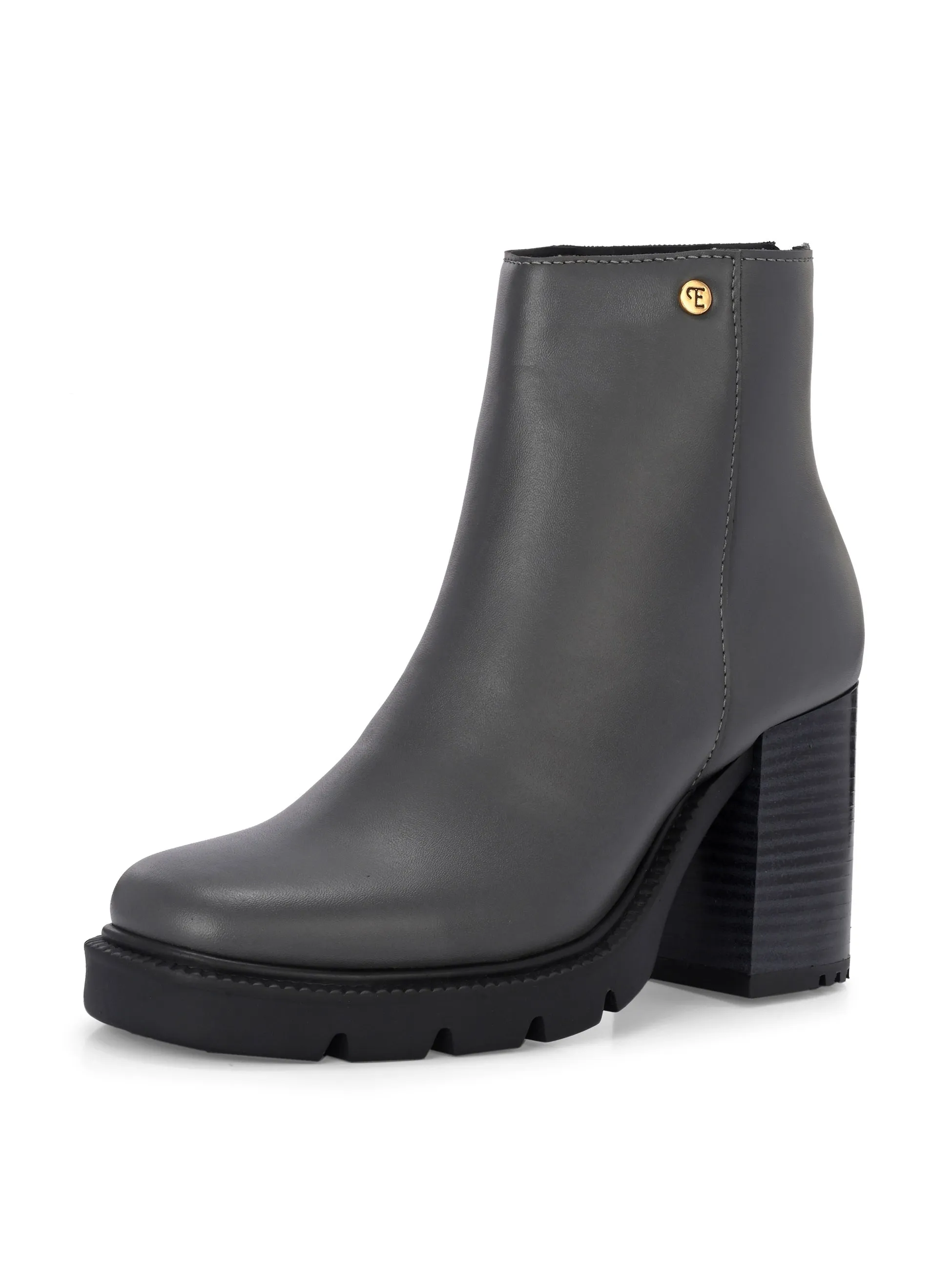 EL PASO Women Faux Leather Casual Chelsea Boots