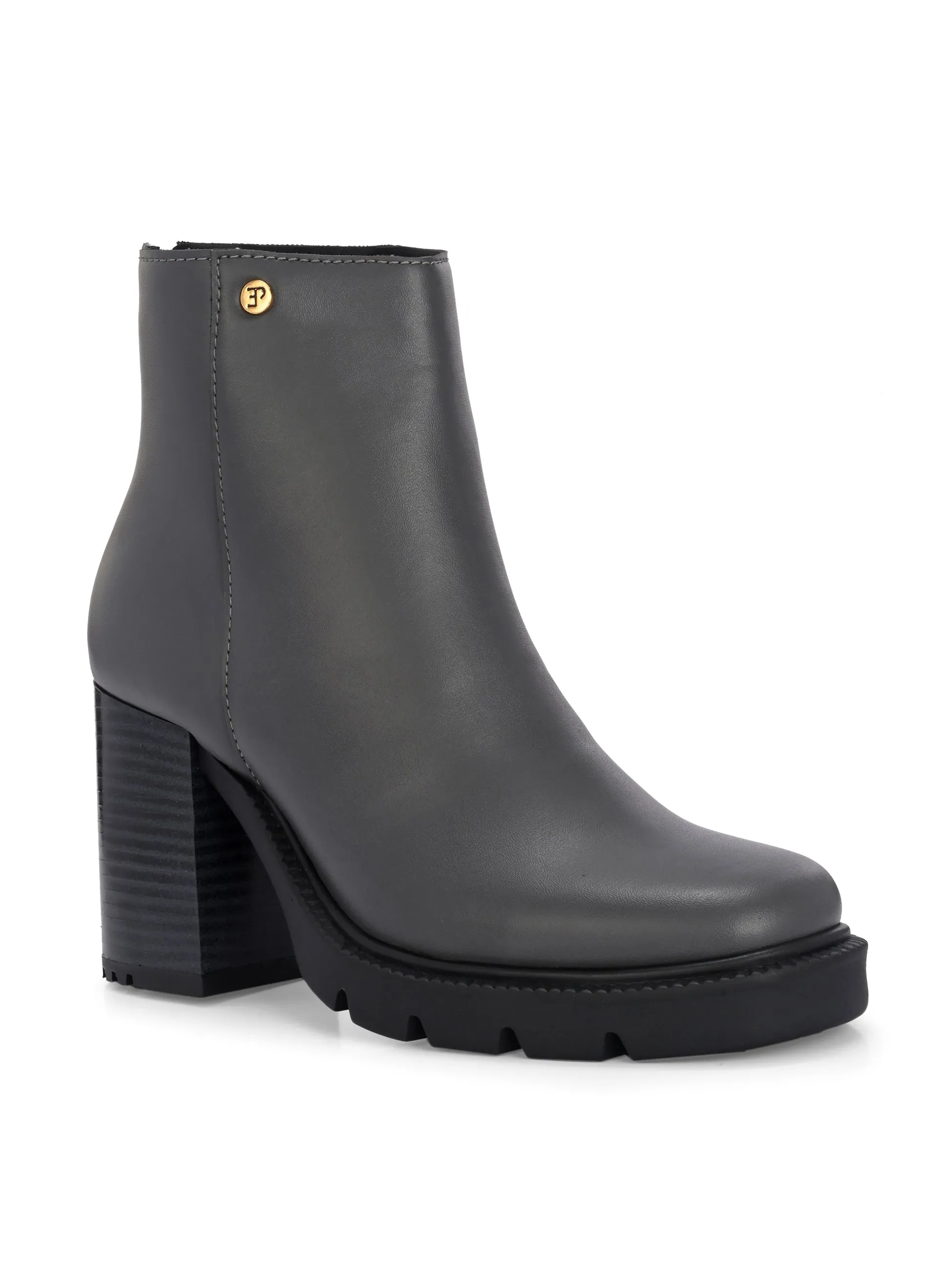 EL PASO Women Faux Leather Casual Chelsea Boots