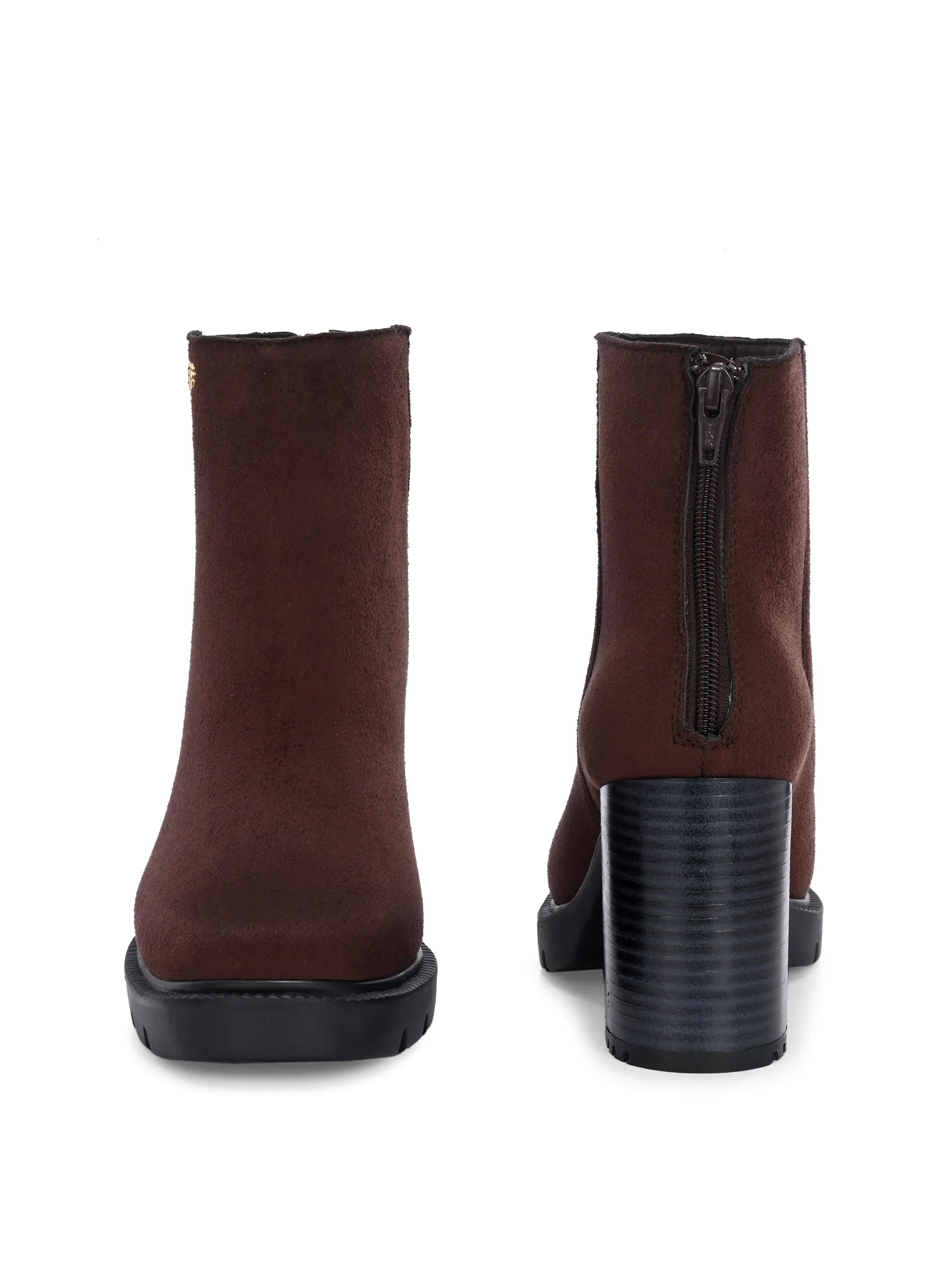 EL PASO Women Faux Leather Casual Chelsea Boots