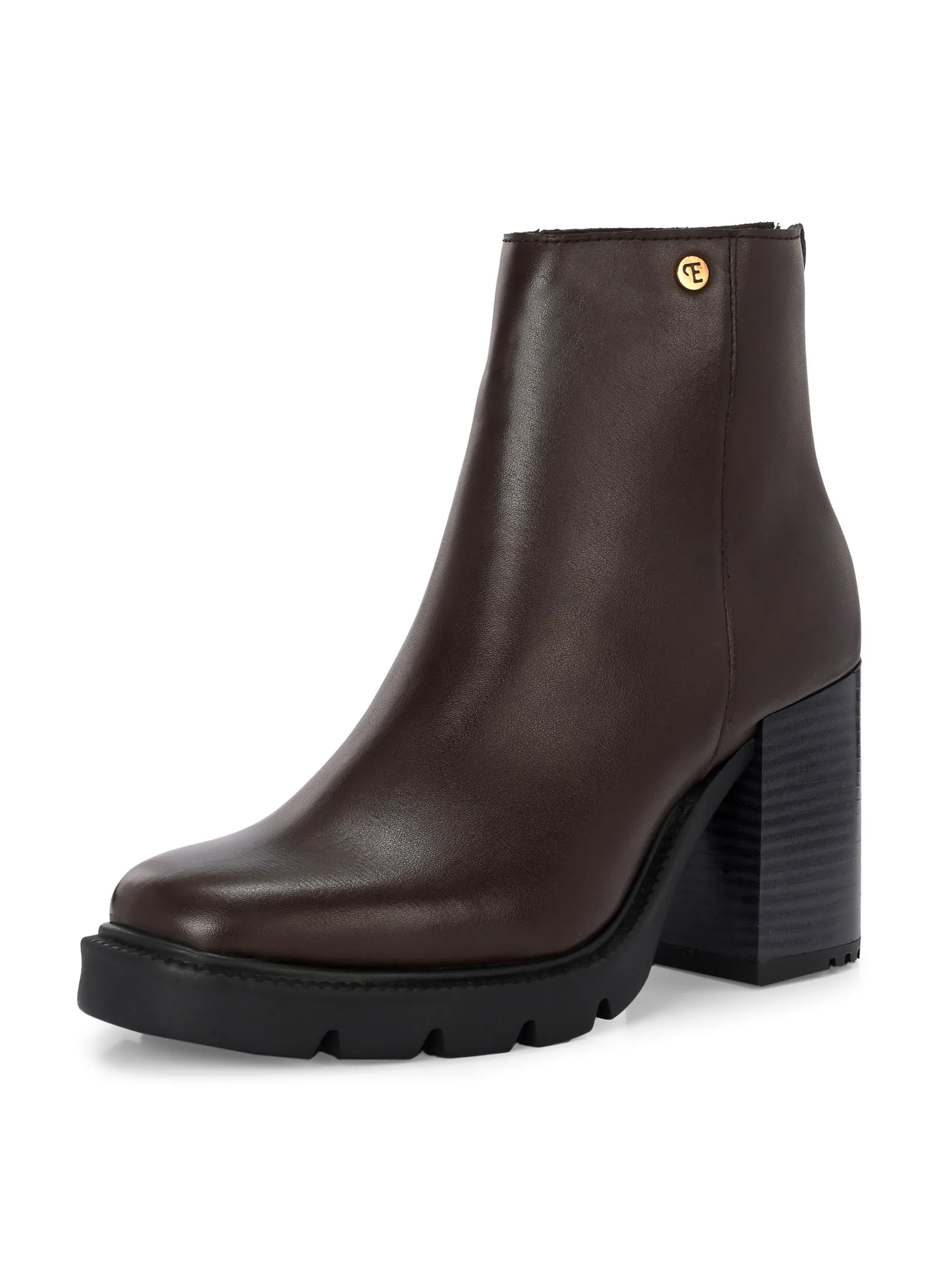 EL PASO Women Faux Leather Casual Chelsea Boots