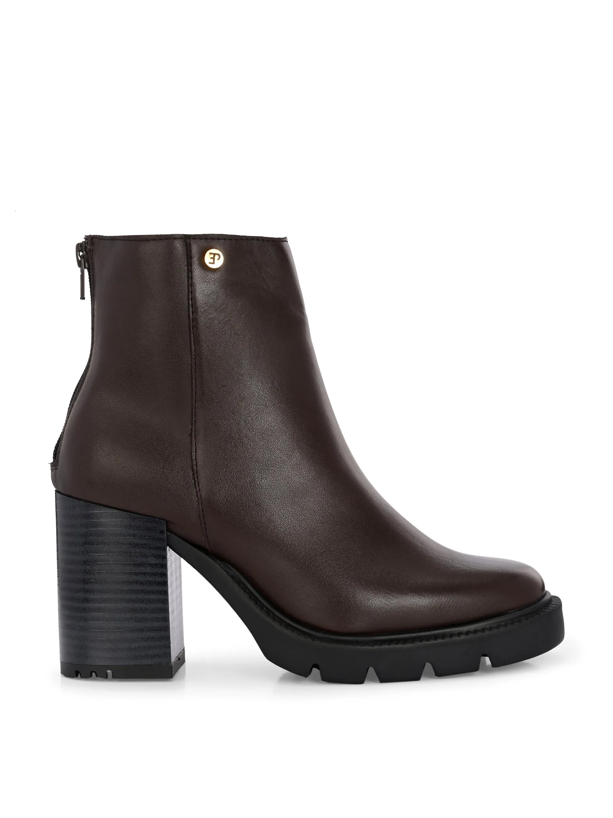 EL PASO Women Faux Leather Casual Chelsea Boots