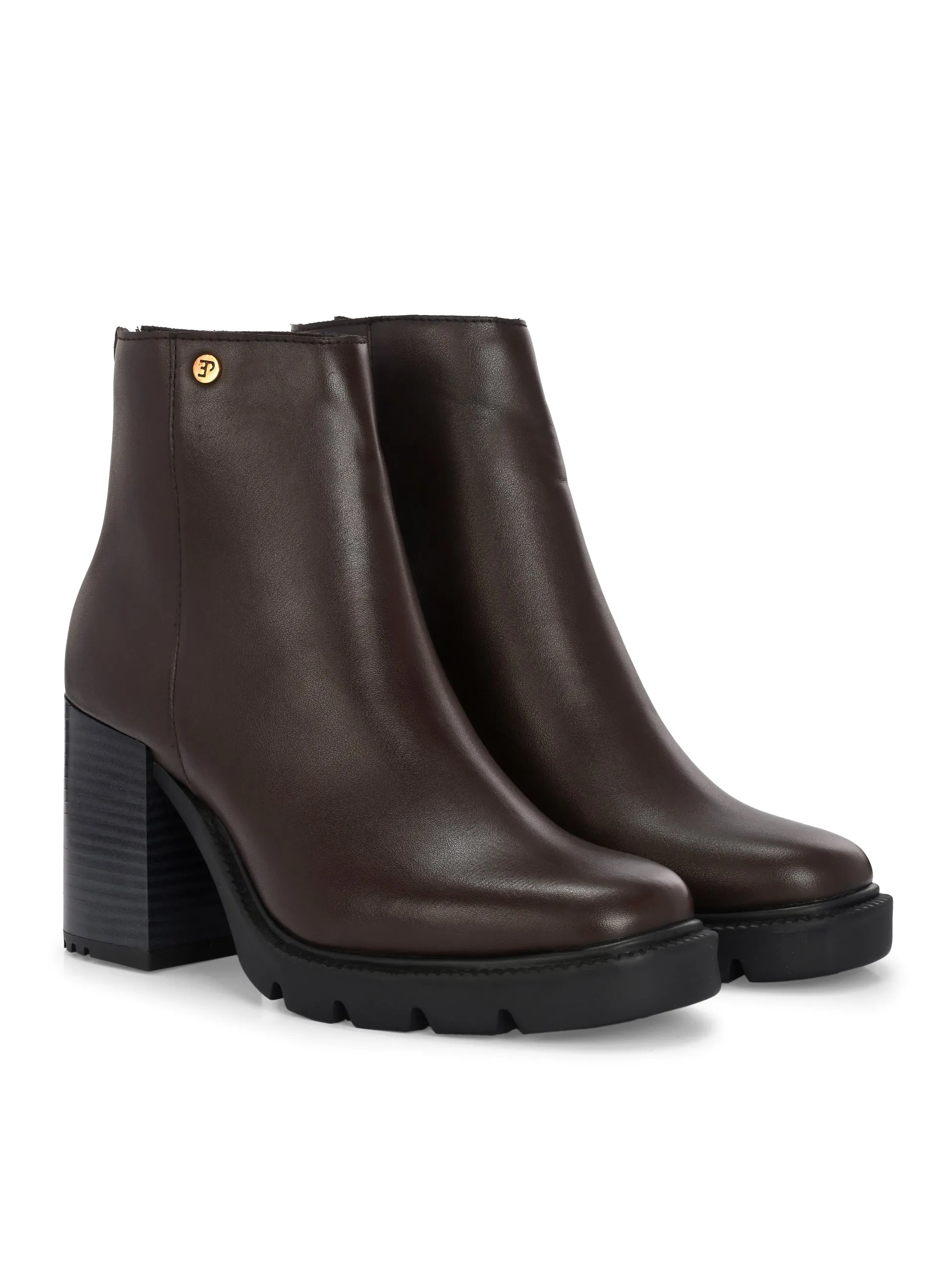 EL PASO Women Faux Leather Casual Chelsea Boots