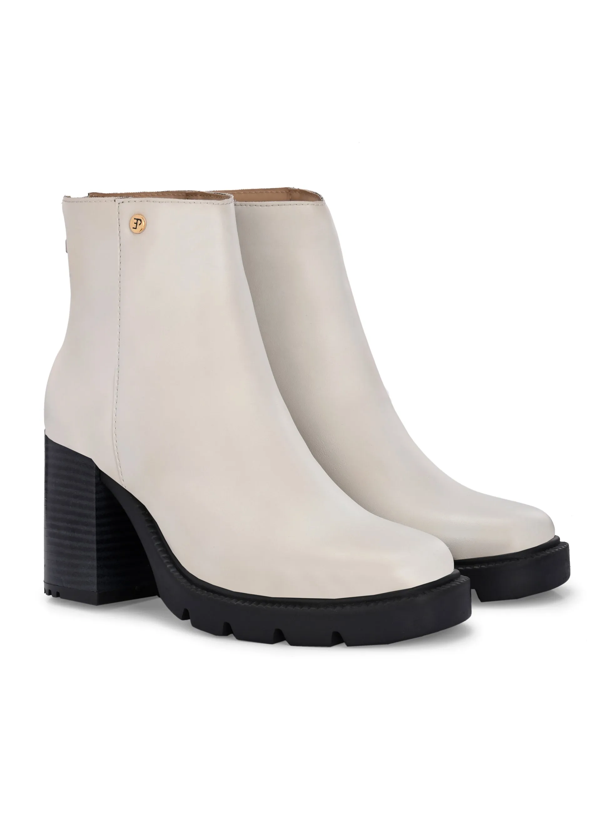 EL PASO Women Faux Leather Casual Chelsea Boots