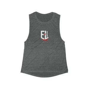EL423 Electric 3D/ Flowy Scoop Muscle Tank
