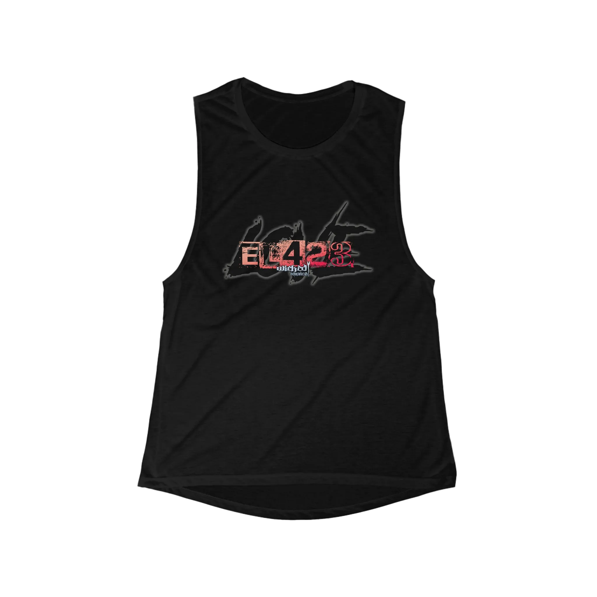 EL423 Wicked Love / Flowy Scoop Muscle Tank