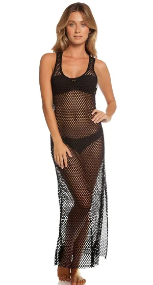 Elan Dress Women's Beach Cover-up Fishnet Maxi Dress