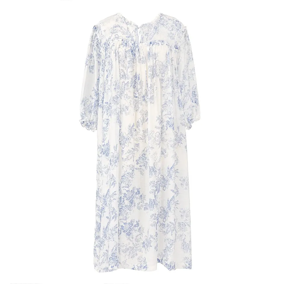 Elizabeth Nightgown - Blue