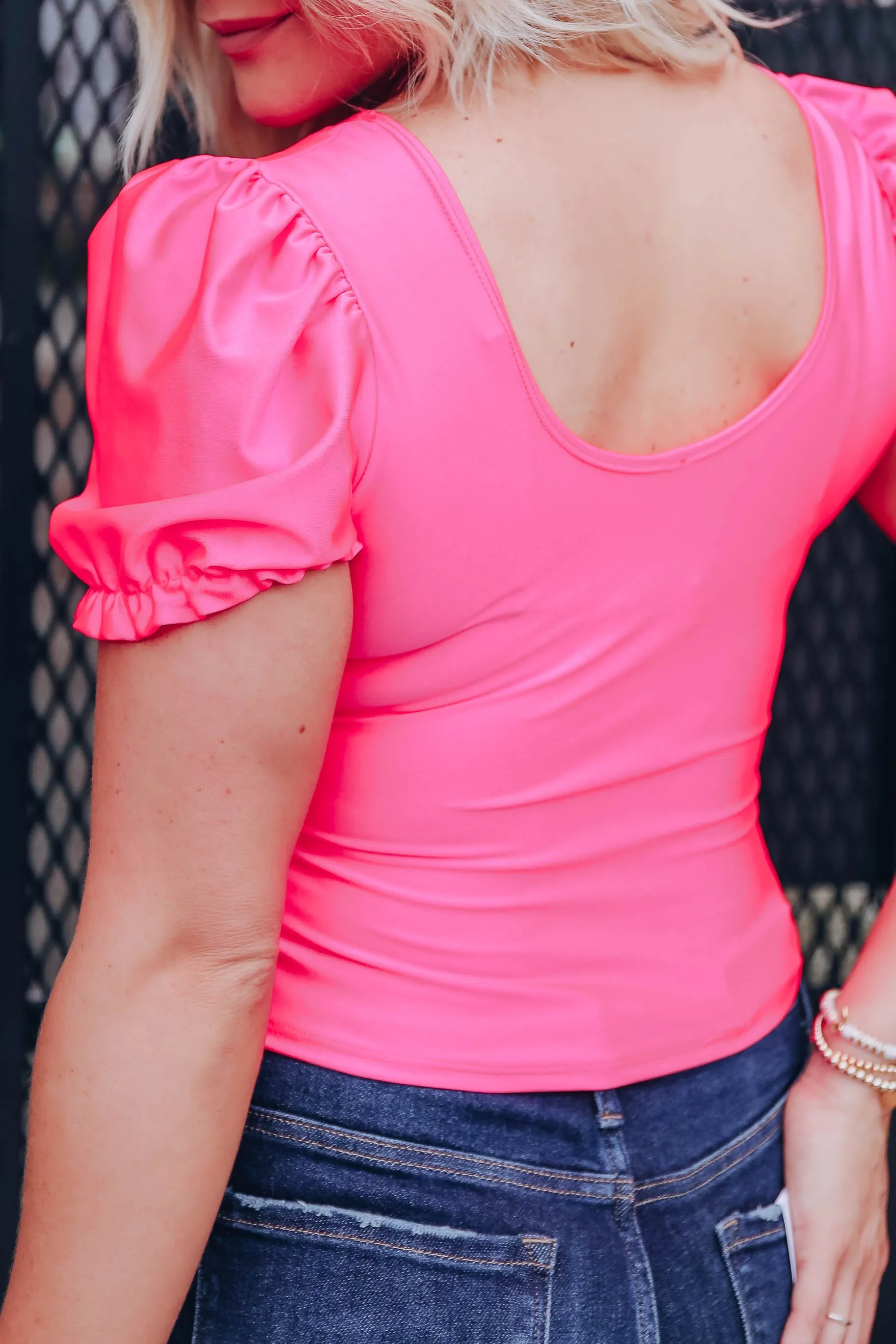 Elsie Corset Top - Pink