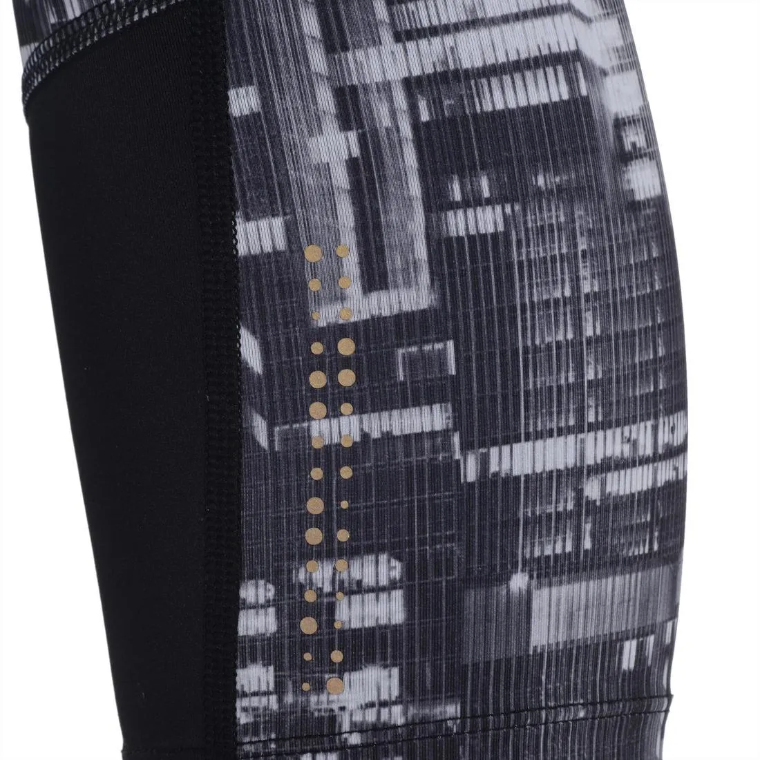 Energy Xtrem Women's Breathable Cardio 7/8 Leggings - Black / White Print