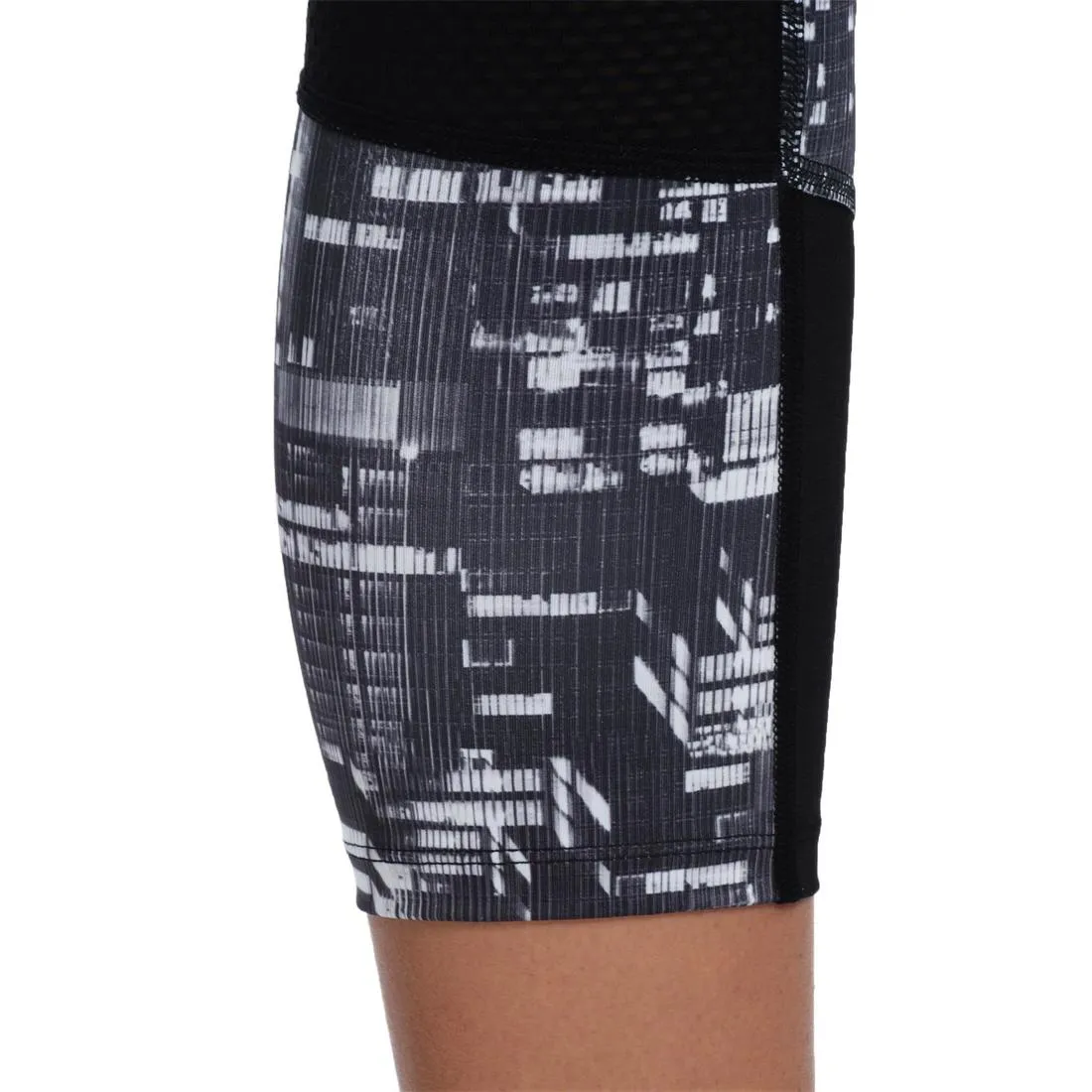 Energy Xtrem Women's Breathable Cardio 7/8 Leggings - Black / White Print