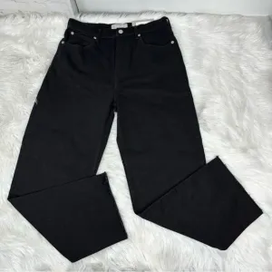 Everlane Women's NWT Black Raw Hem The Way High Minimalist Jean W29-30/ L27