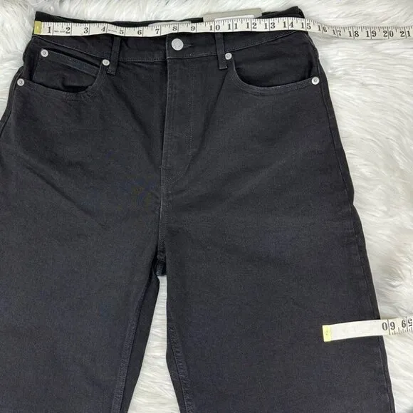 Everlane Women's NWT Black Raw Hem The Way High Minimalist Jean W29-30/ L27