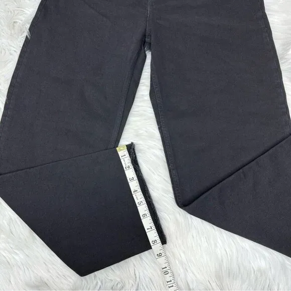 Everlane Women's NWT Black Raw Hem The Way High Minimalist Jean W29-30/ L27