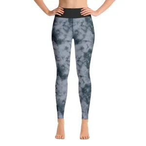 Farris Wheel Tie-Dye Yoga Leggings (Grey)