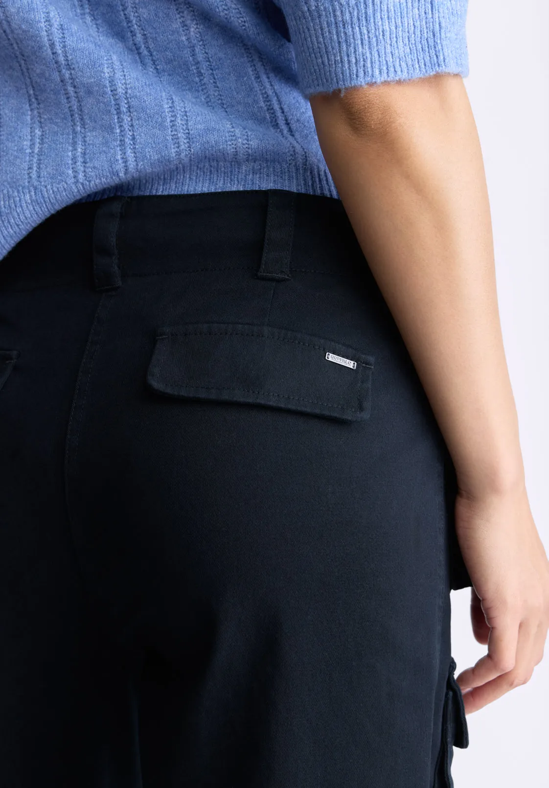 Fellie Women's Cargo Pants, Black  - WB0011F