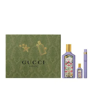 Flora Gorg Mag by Gucci for Women 3.4 oz EDP 3pc Gift Set