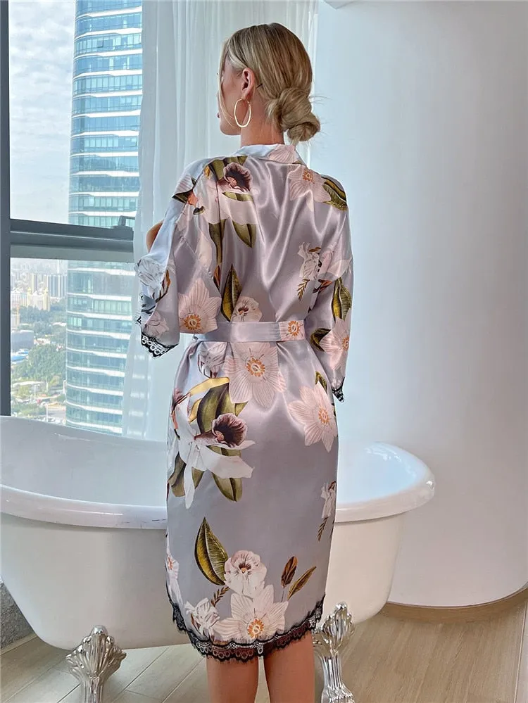 Floral Kimono Robe