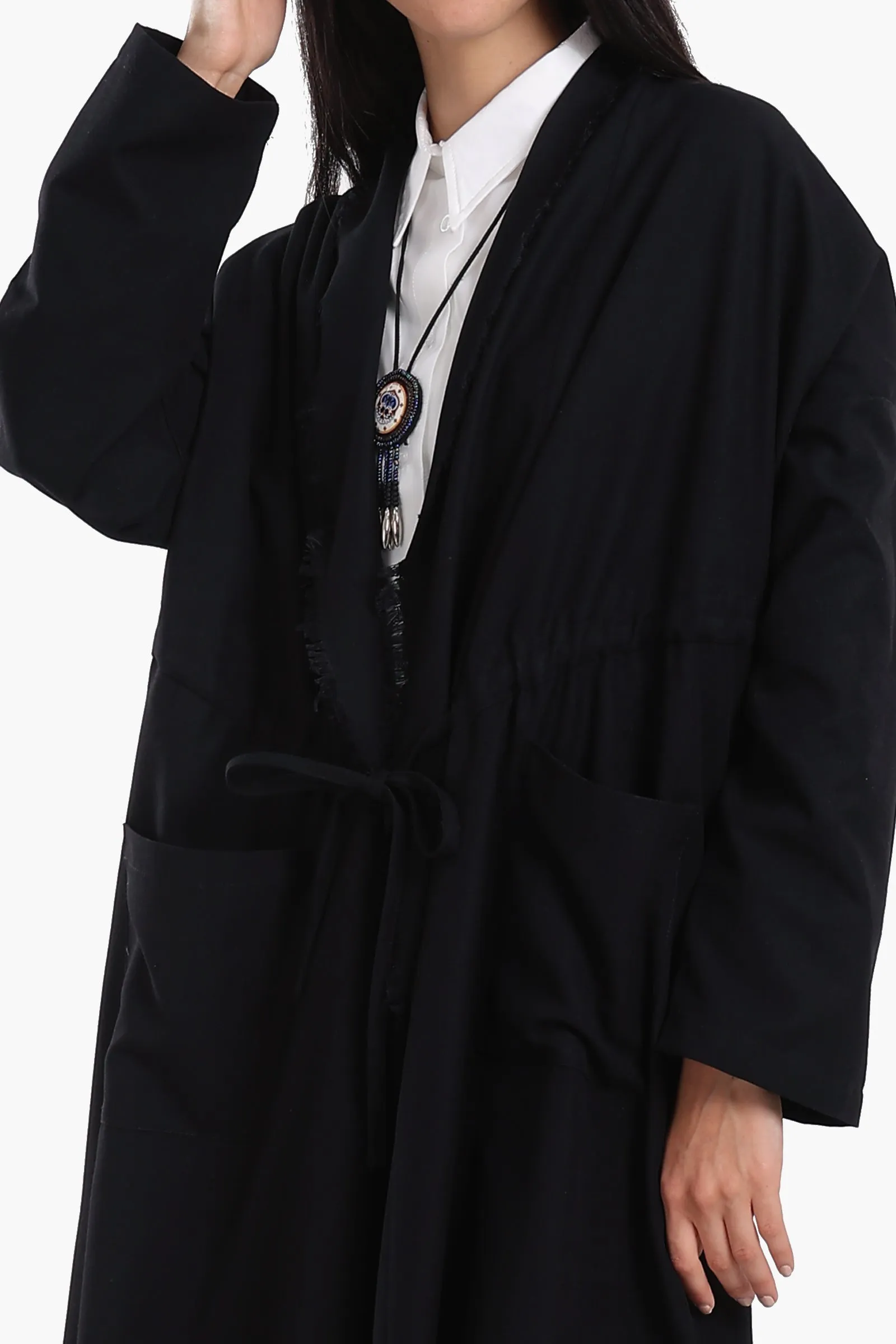 Flowing Polyester Kimono