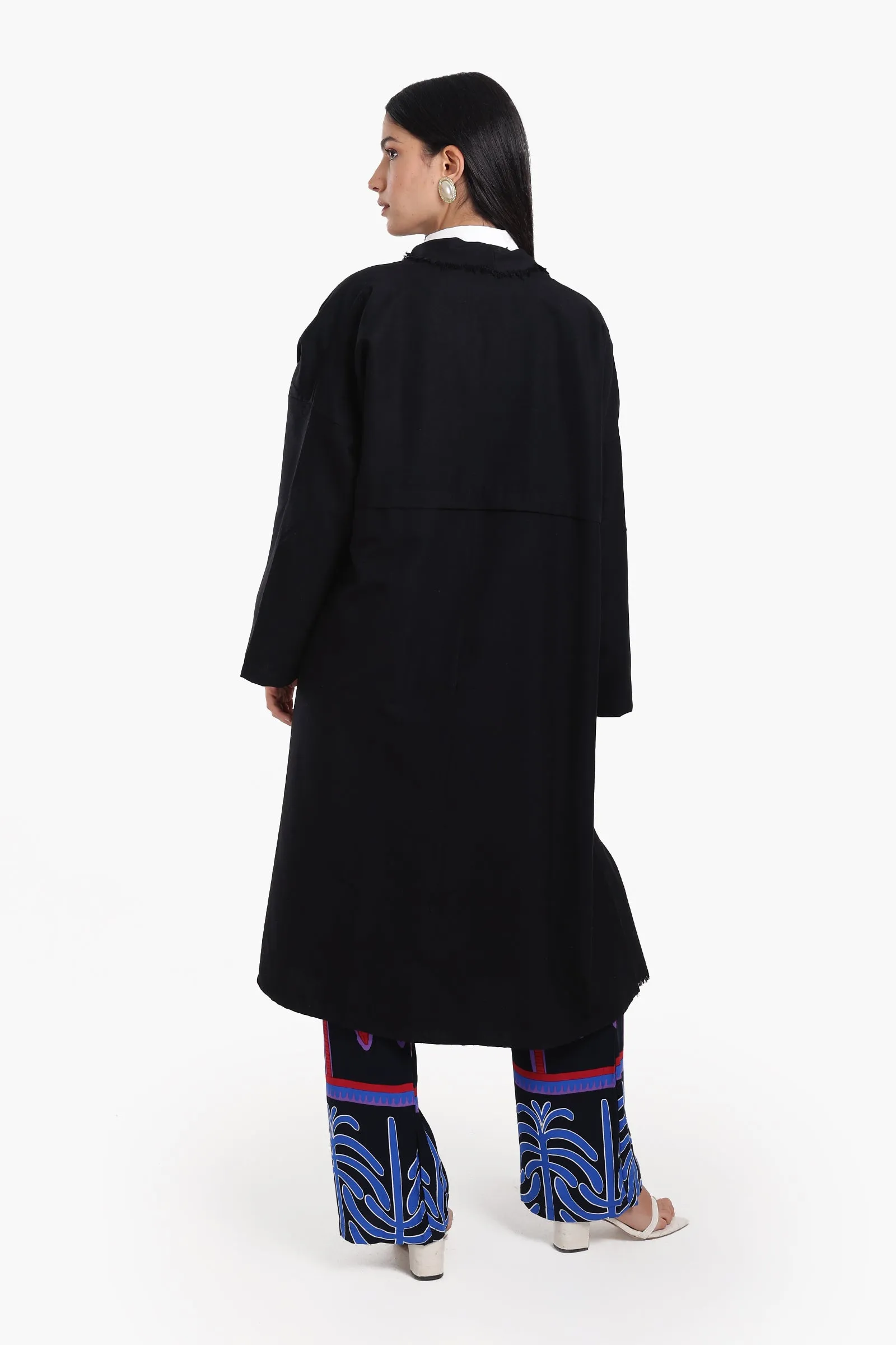 Flowing Polyester Kimono