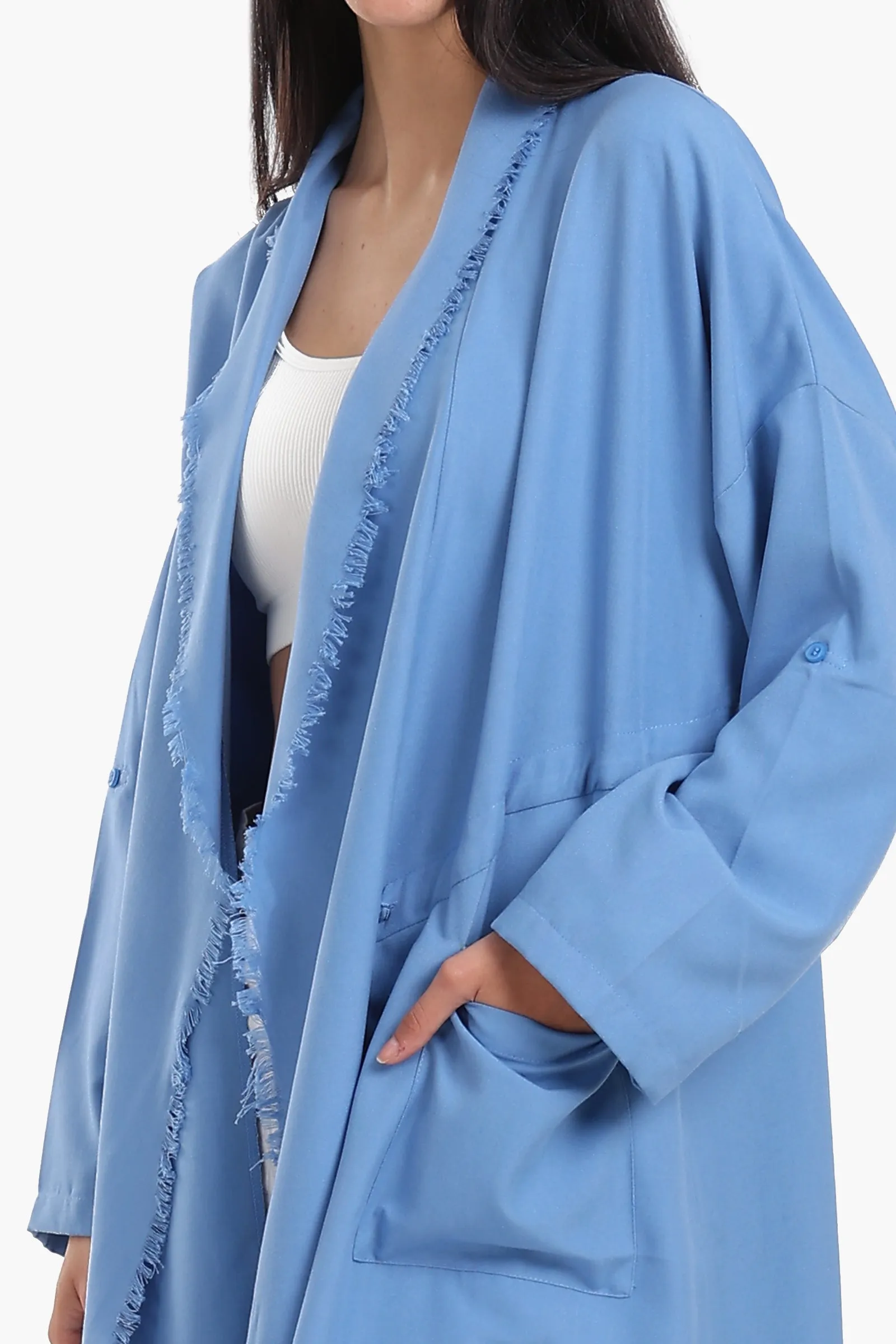 Flowing Polyester Kimono