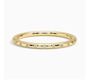 Flush Set Diamond Band