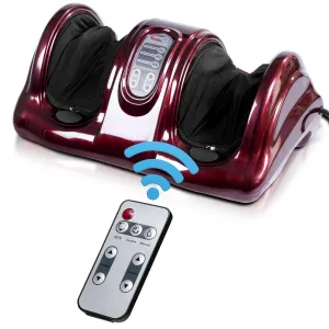Foot Massager Kneading & Rolling Leg Calf Ankle w/Remote