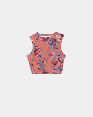 Forbidden Floral  Women's Twist-Front Tank