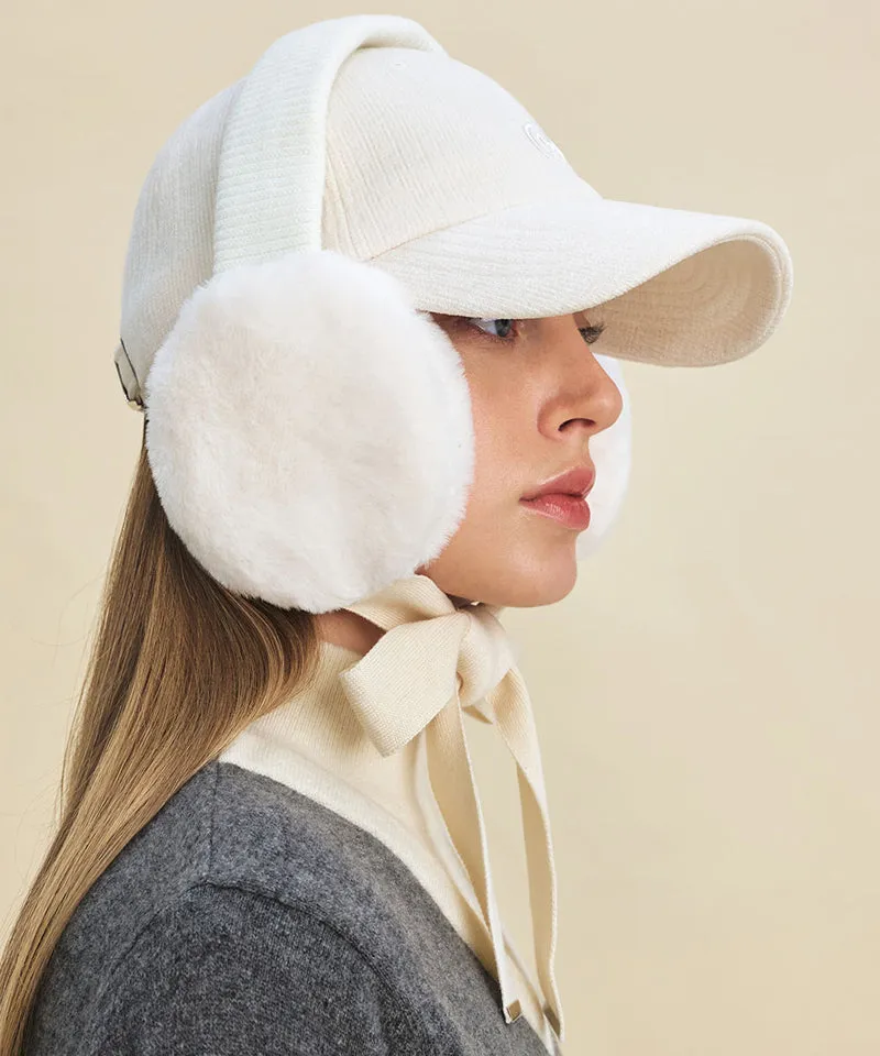 FORDI Earmuff Cap - Ivory