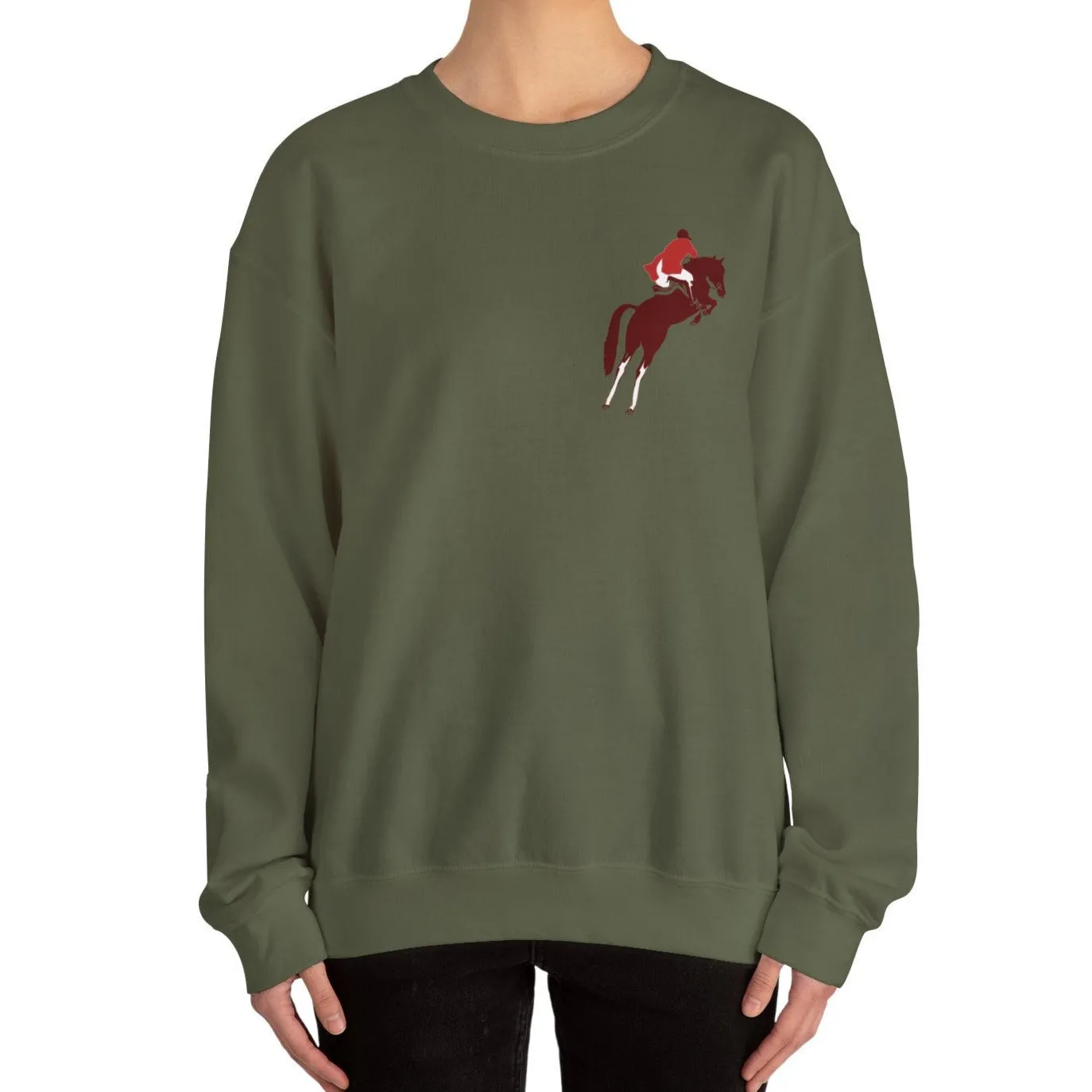 Fox Hunt Fleece Crewneck