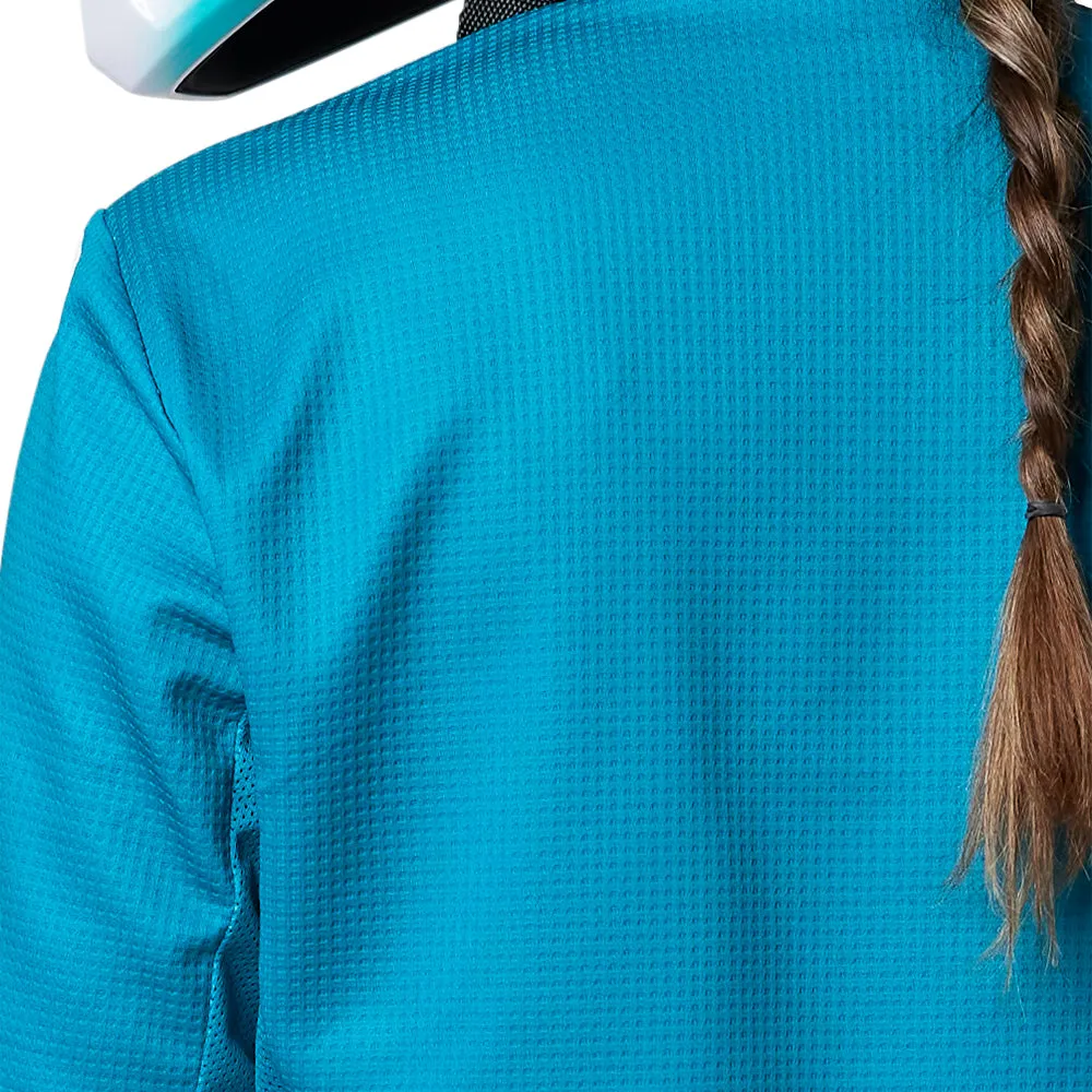 FOX WOMENS 180 TOXSYK JERSEY [MAUI BLUE]