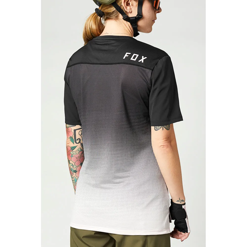 Fox Womens Flexair Ss Jersey - Black/Pink