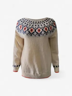 Foxes | Women's Casual Fair Isle Knit Winter Sweater