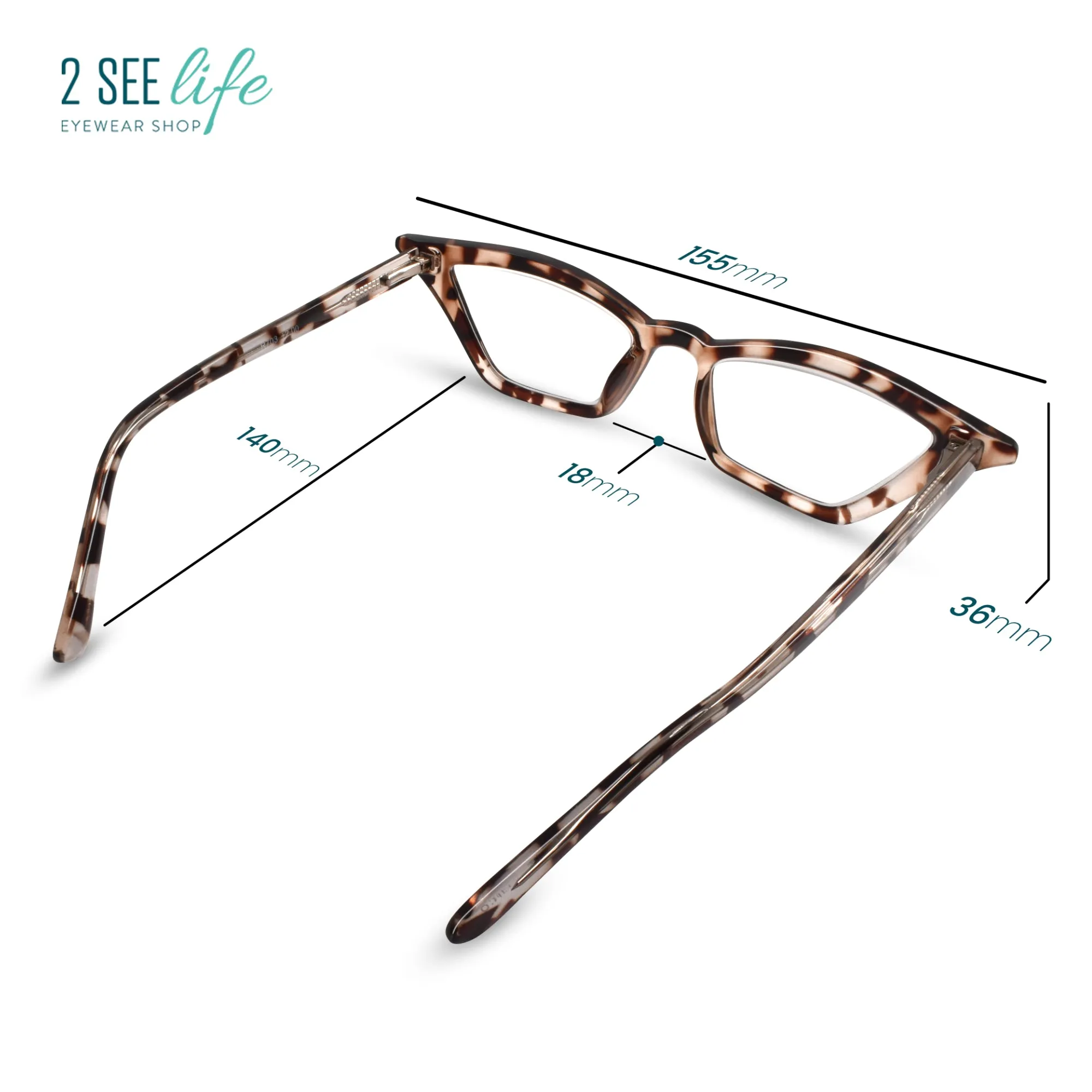 Funky Cat Eye Reading Glasses for Women | R-703
