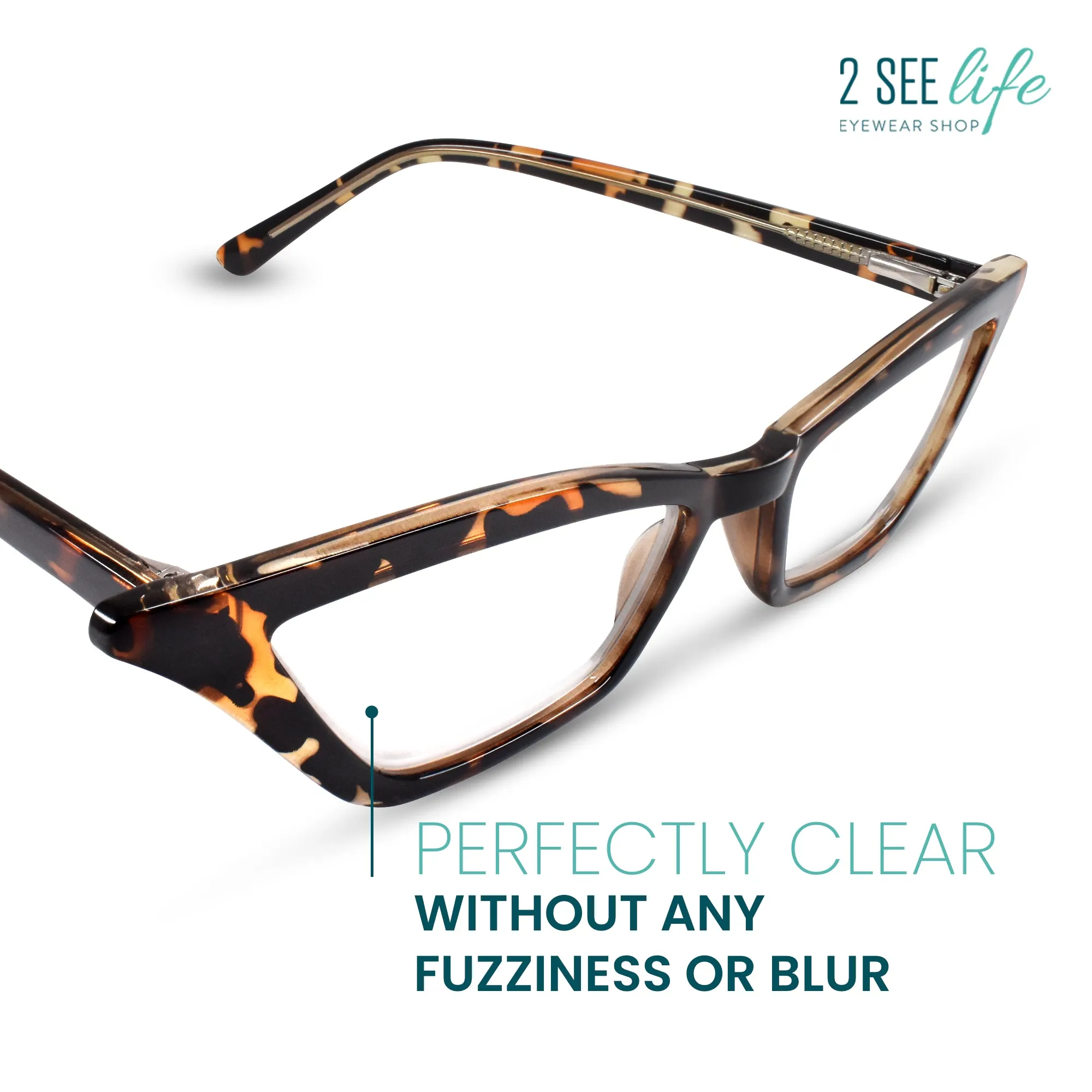 Funky Cat Eye Reading Glasses for Women | R-703