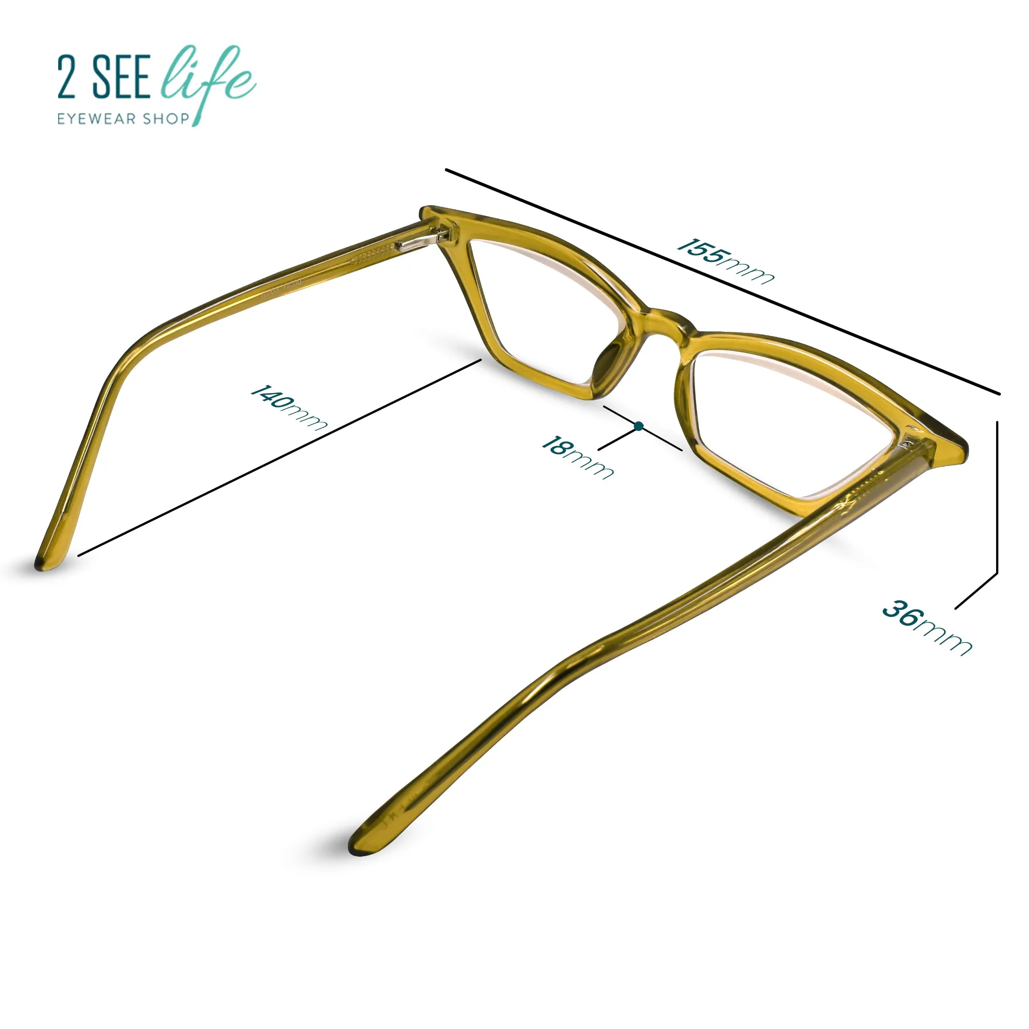 Funky Cat Eye Reading Glasses for Women | R-703