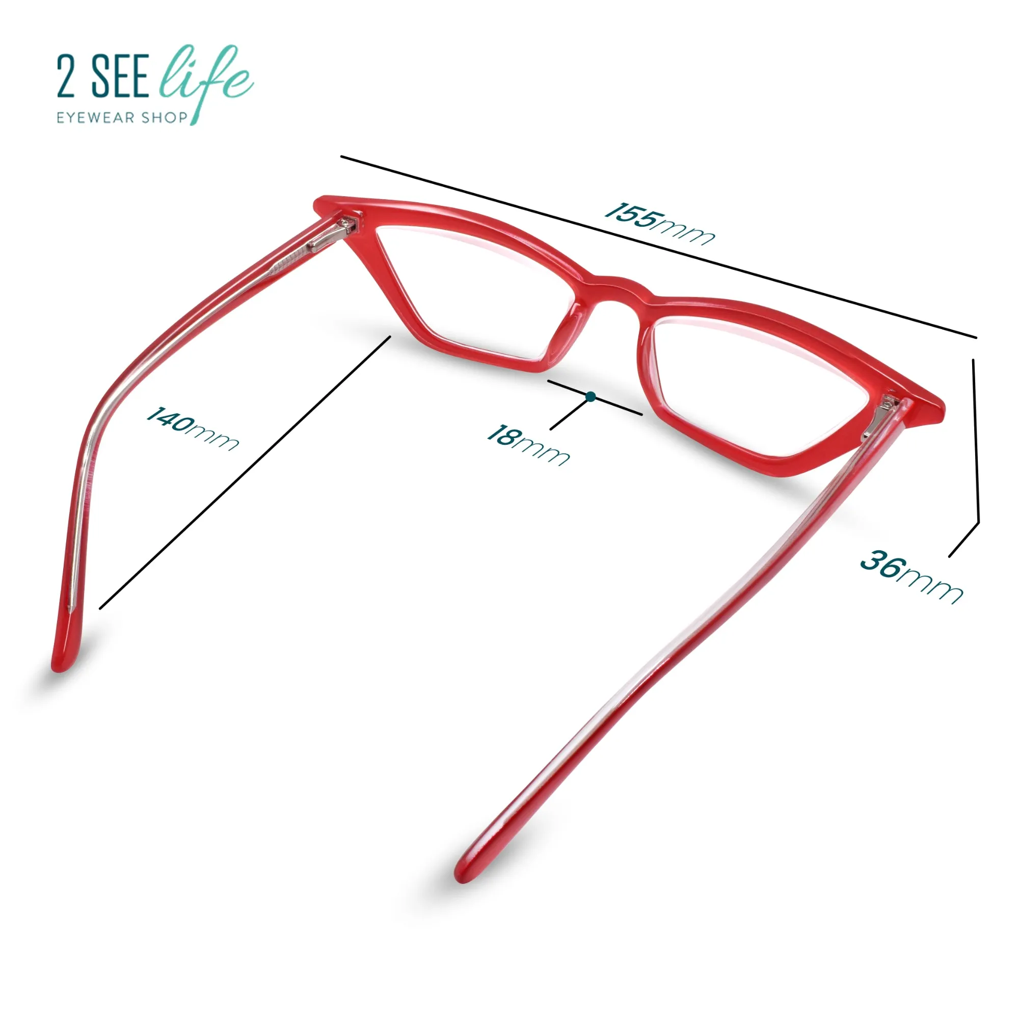 Funky Cat Eye Reading Glasses for Women | R-703
