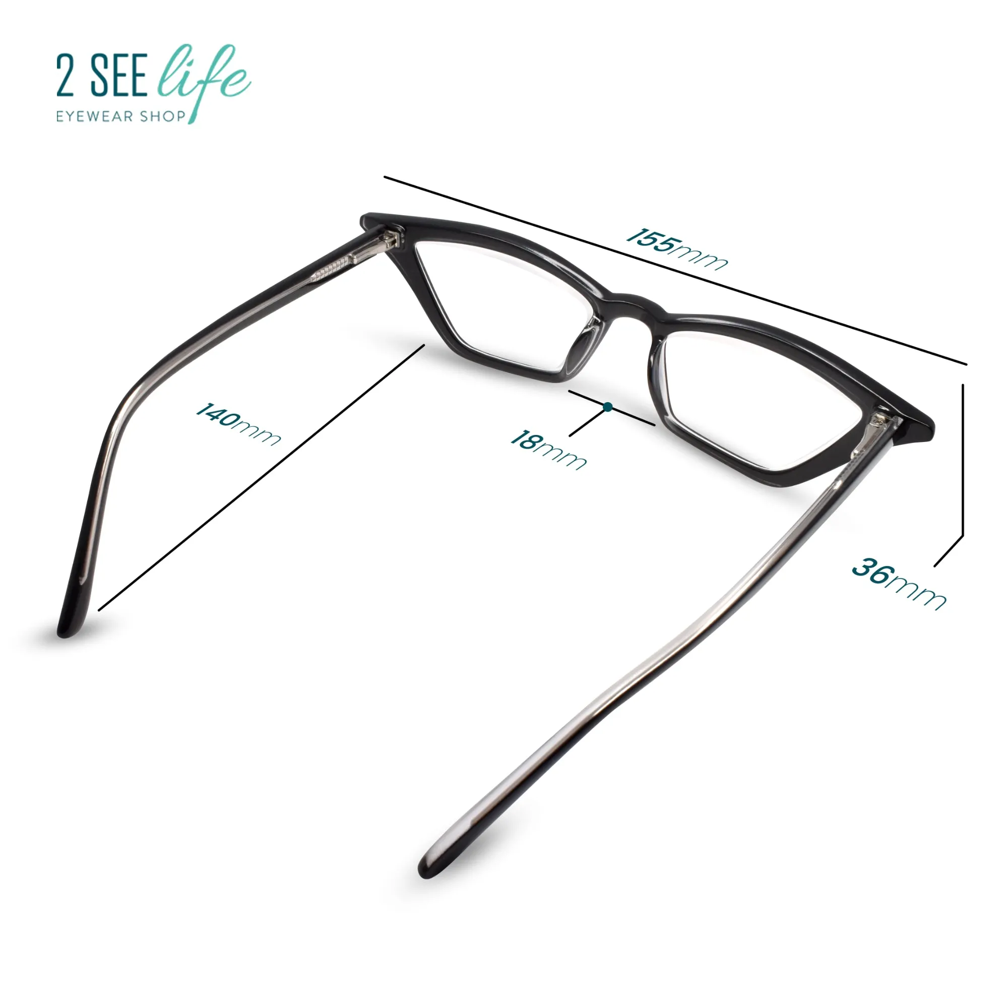 Funky Cat Eye Reading Glasses for Women | R-703