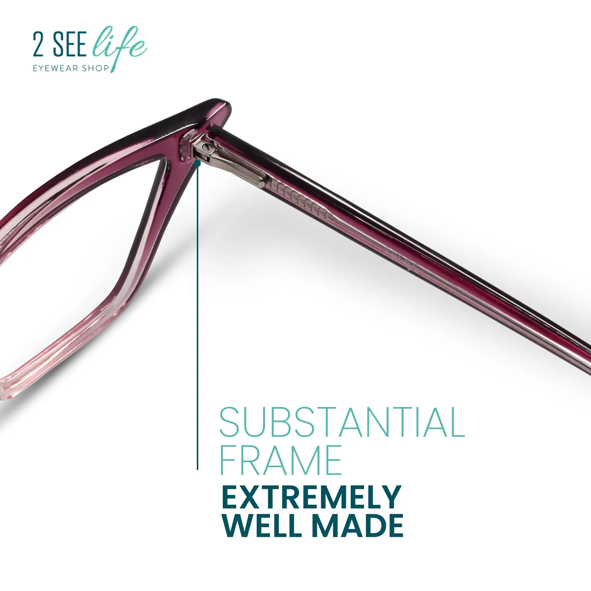 Funky Cat Eye Reading Glasses for Women | R-703