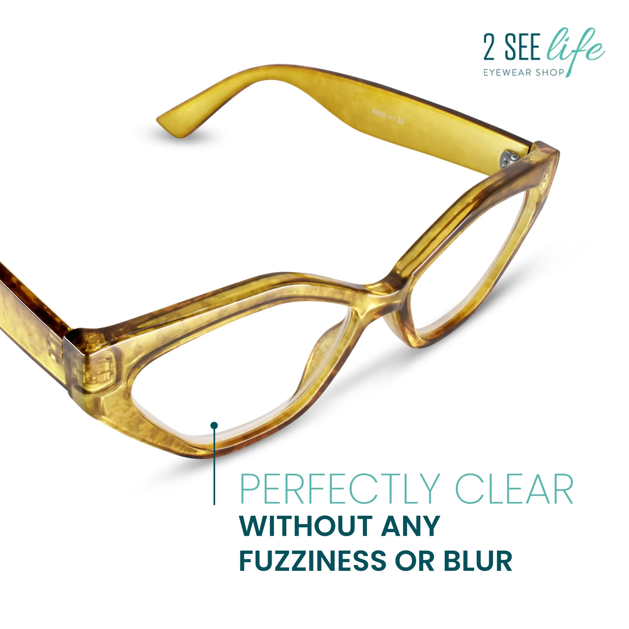 Funky Cat Eye Reading Glasses for Women | R-805
