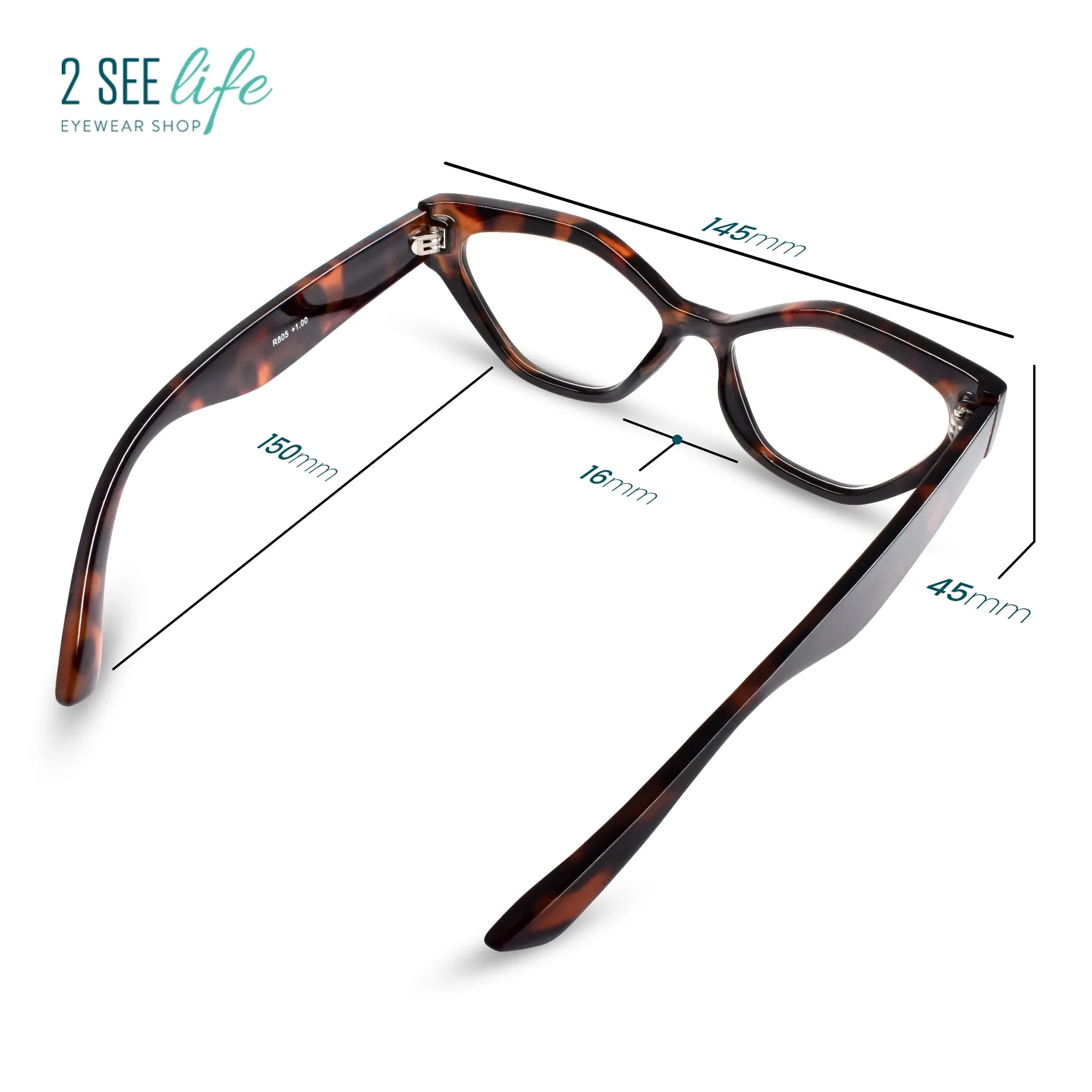 Funky Cat Eye Reading Glasses for Women | R-805