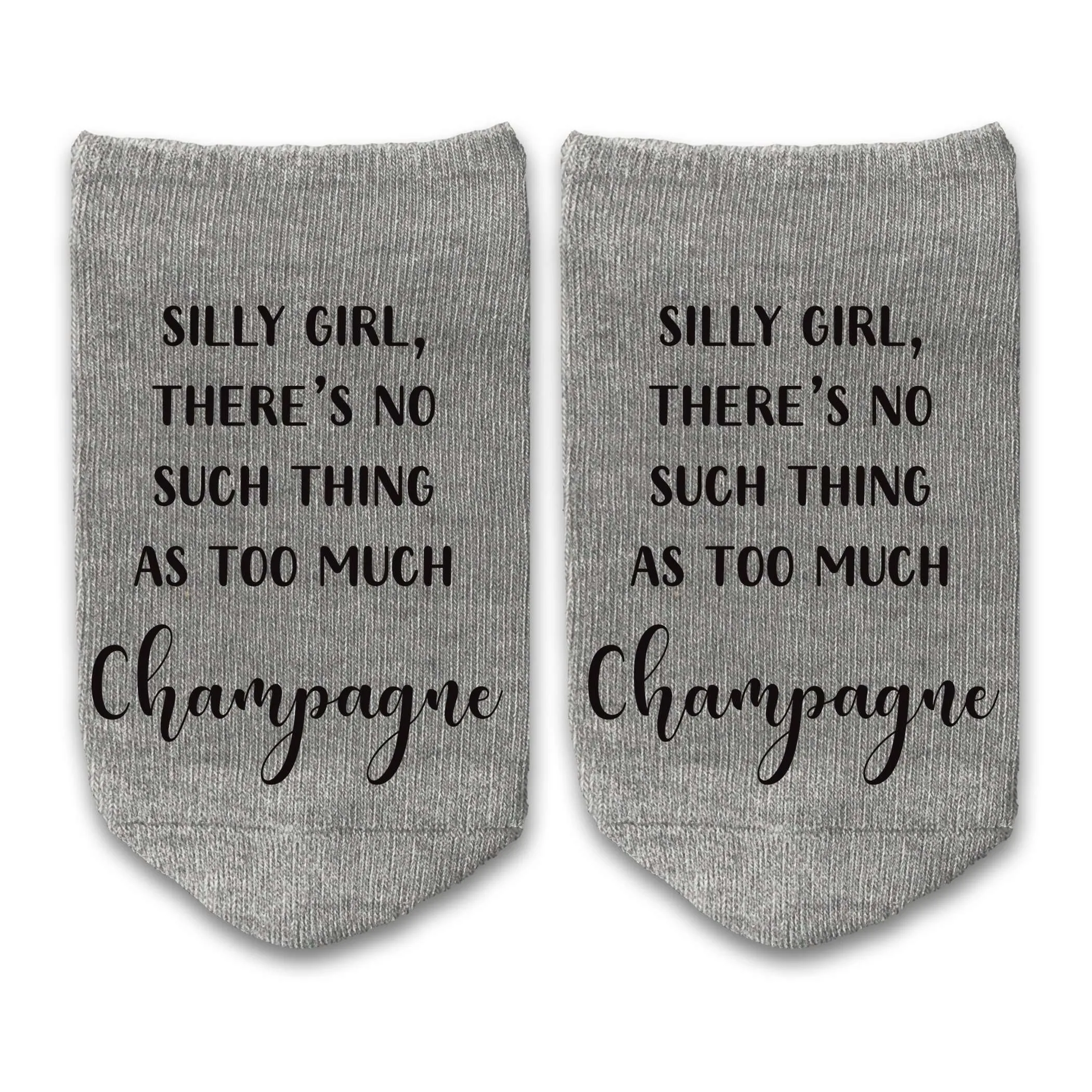 Funny Champagne Theme Novelty Socks for Women